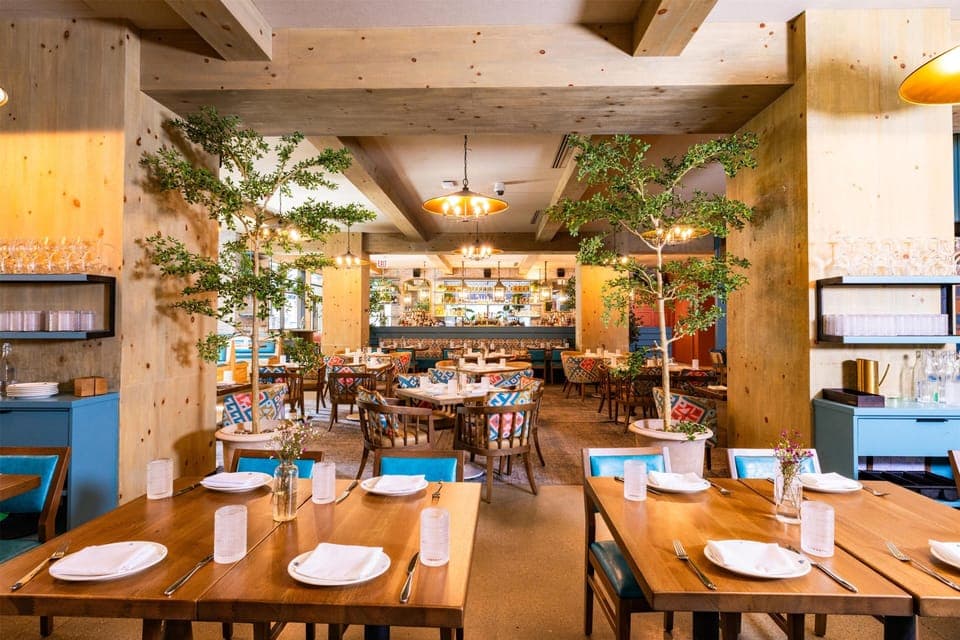 Lunch, dinner and brunch served