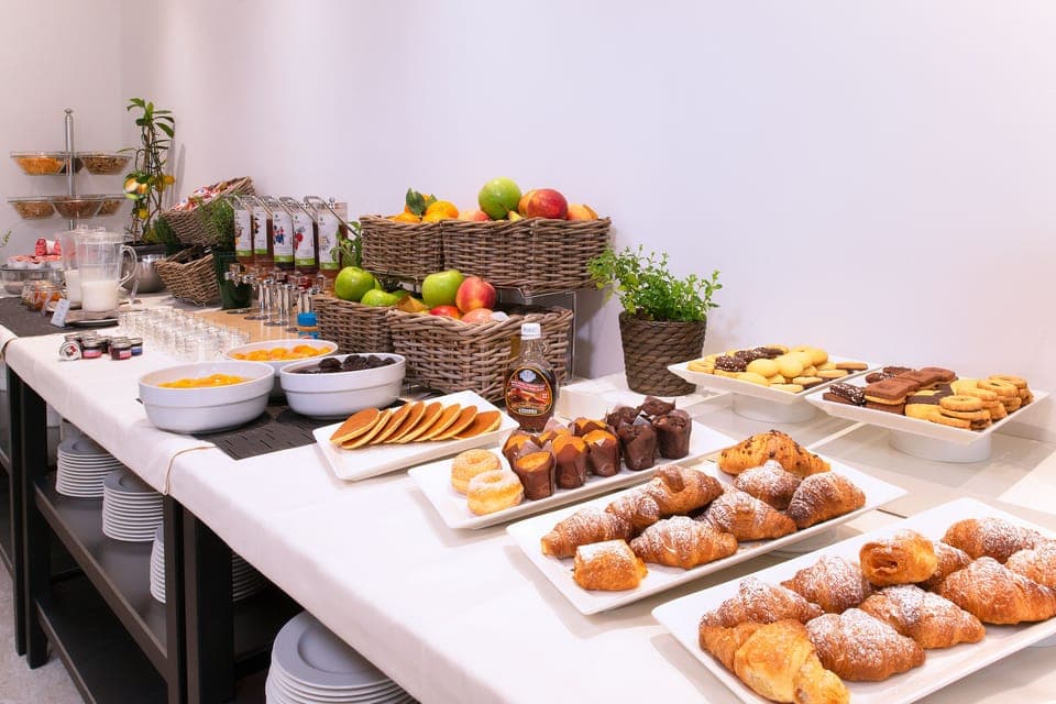 Daily buffet breakfast (EUR 10 per person)
