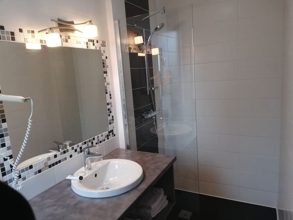 Standard Double Room | Bathroom | Free toiletries, hair dryer, towels