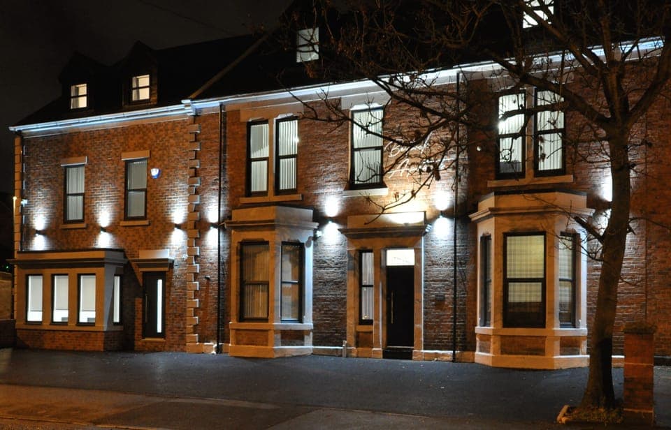 Front of property - evening/night