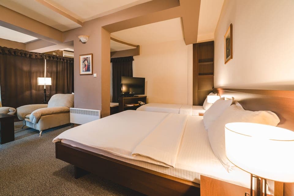 Standard Apartment | Minibar, in-room safe, desk, blackout drapes