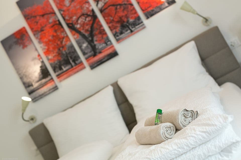 Frette Italian sheets, premium bedding, individually decorated