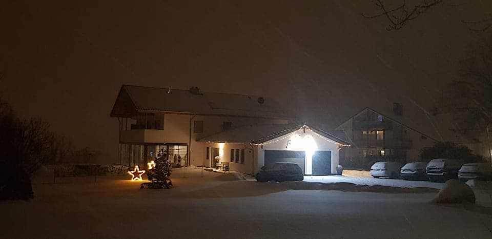 Front of property - evening/night