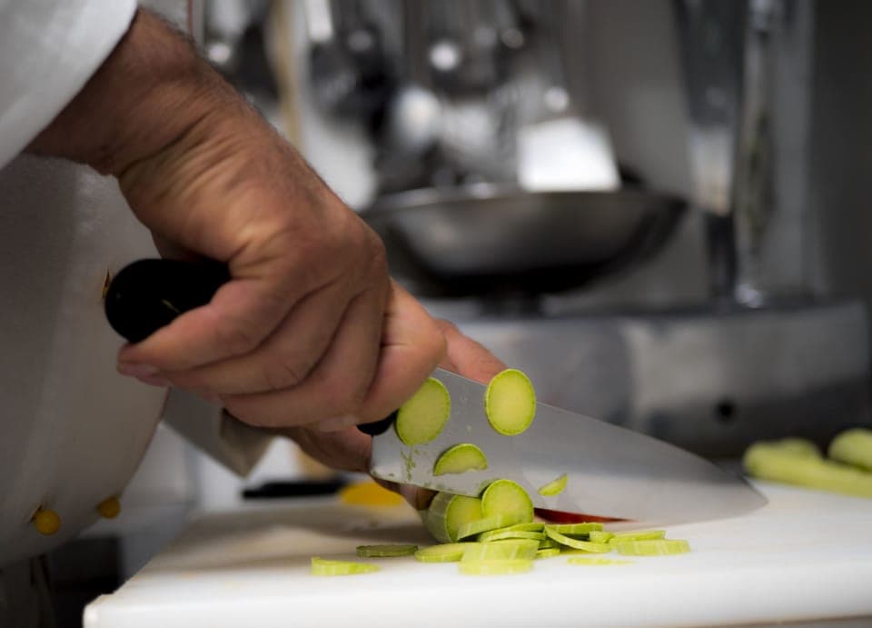 Lunch and dinner served, local cuisine