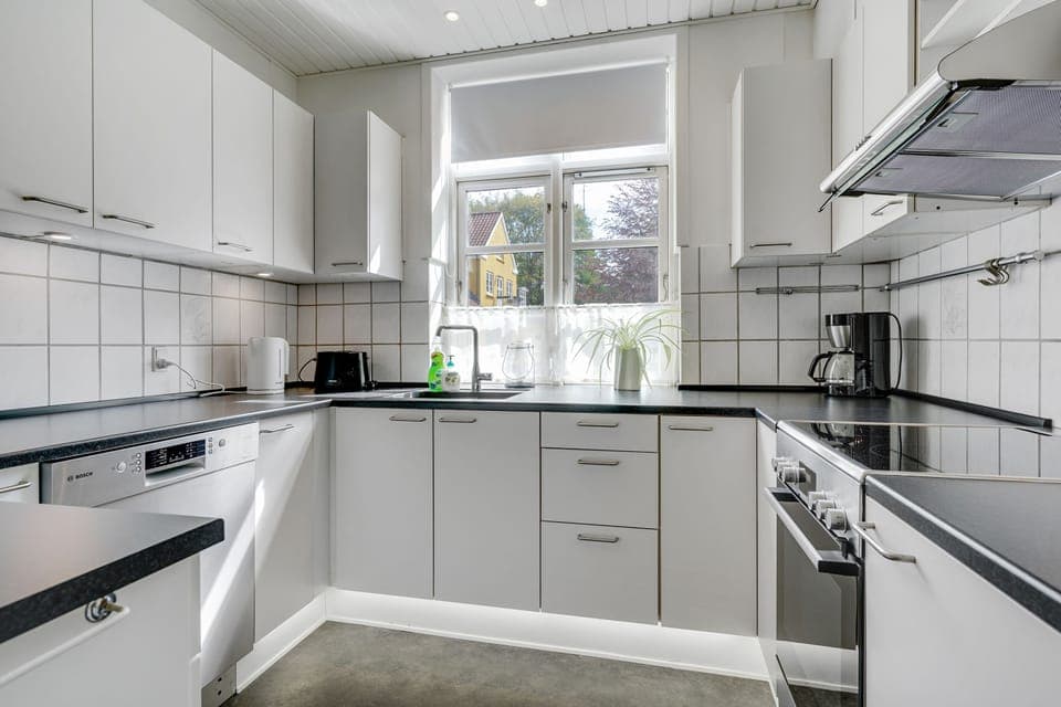 Comfort Apartment, Multiple Beds, Lake View | Private kitchen | Full-size fridge, oven, stovetop, dishwasher