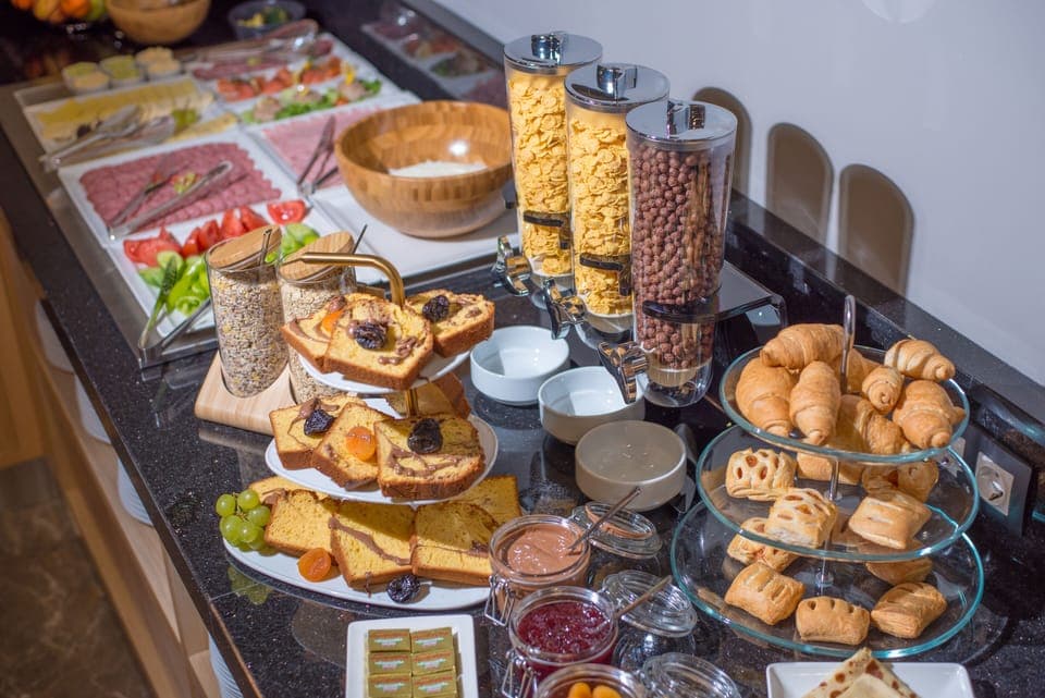 Daily buffet breakfast (EUR 10 per person)