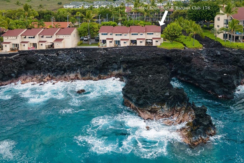 Condo, 1 King Bed, Mountain View (Keauhou Kona Surf & Racquet Club #176) | Aerial view