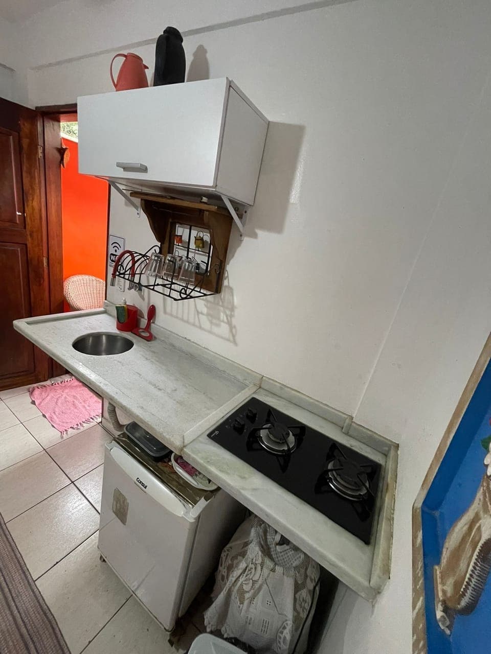 Family Quadruple Room, Ground Floor | Private kitchen | Espresso maker, coffee/tea maker