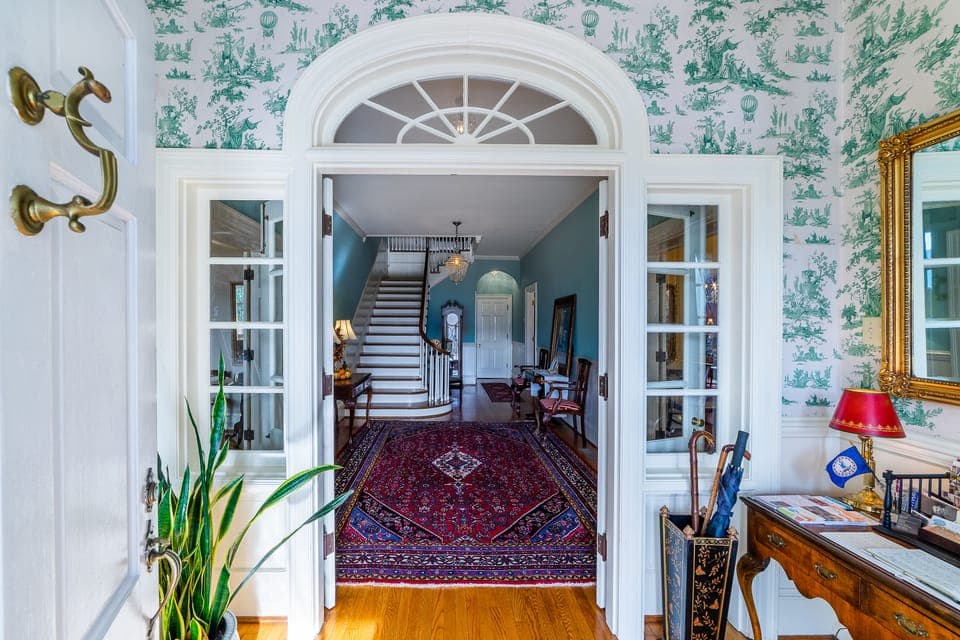 Interior entrance