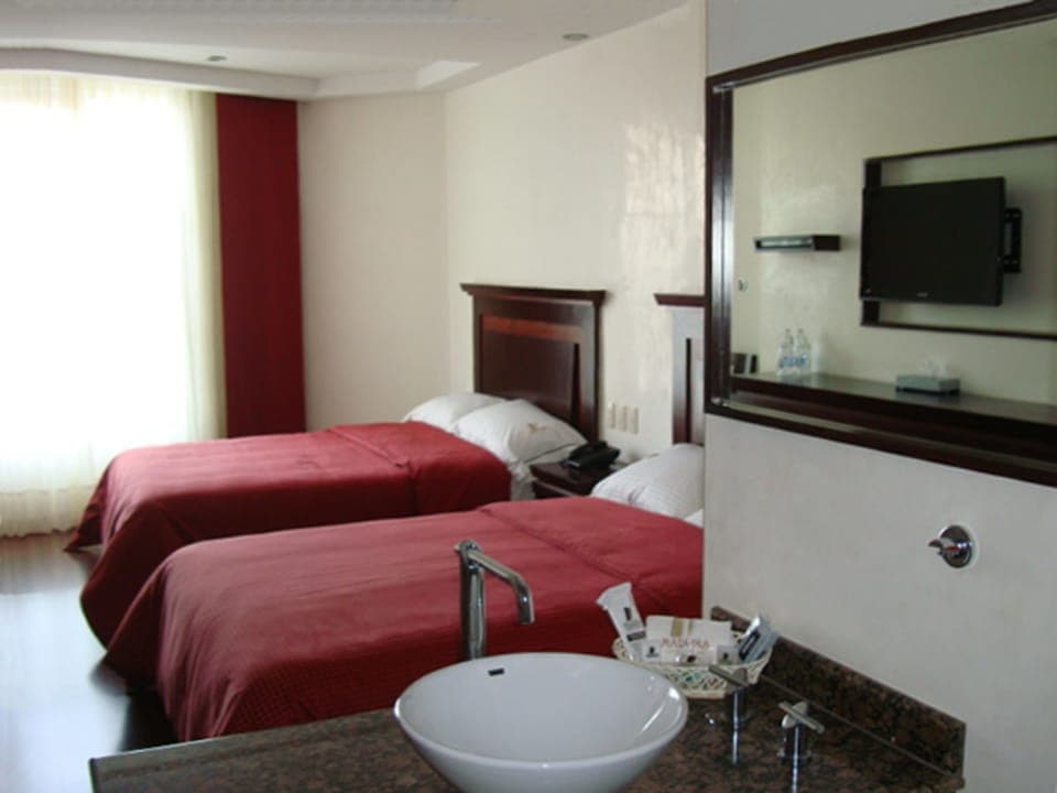 Traditional Room, 2 Double Beds | In-room safe, blackout drapes, iron/ironing board, free WiFi