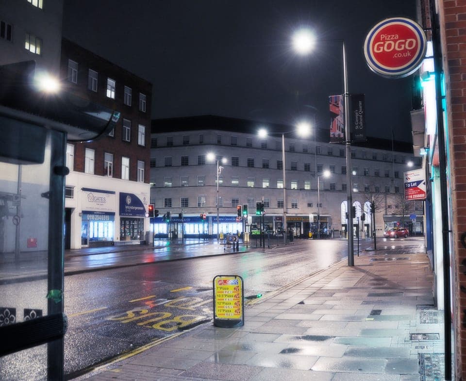 Front of property - evening/night