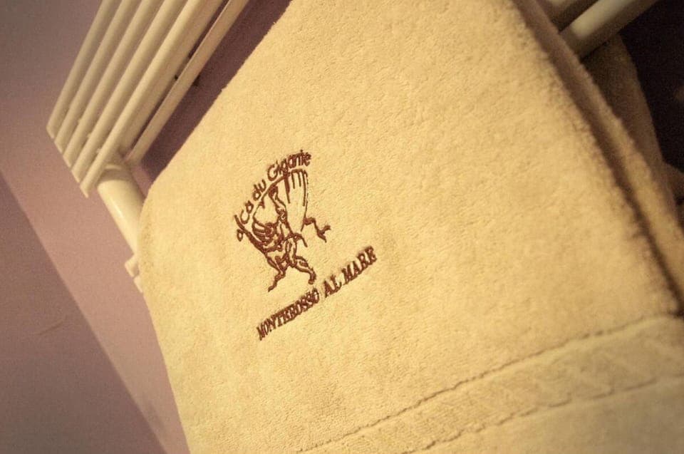 Luxury Suite, Sea View (Dependance, Separate Building) | Bathroom amenities | Shower, hair dryer, slippers, bidet