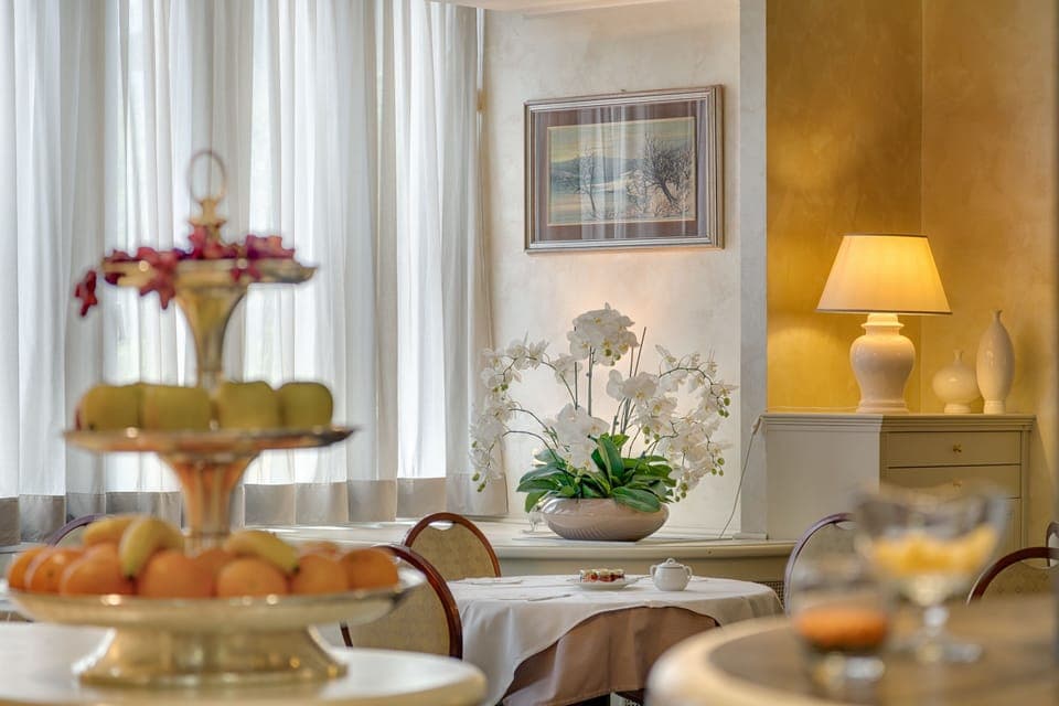 Daily buffet breakfast (EUR 10 per person)