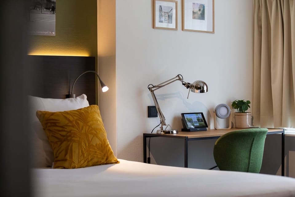 Down comforters, desk, iron/ironing board, free WiFi