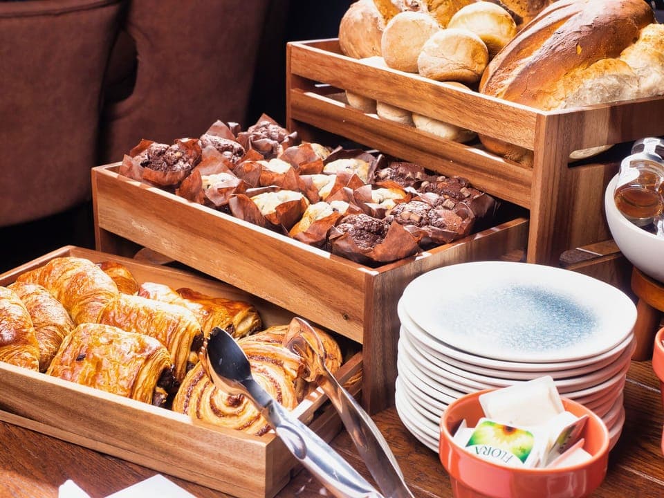 Daily full breakfast (GBP 18.95 per person)