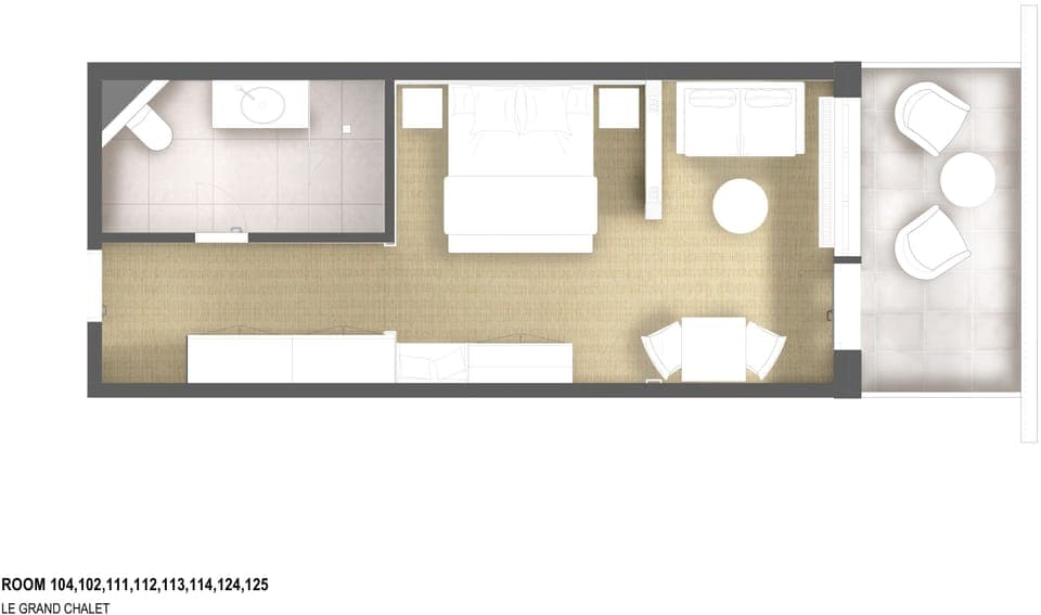 Hypo-allergenic bedding, minibar, in-room safe, desk