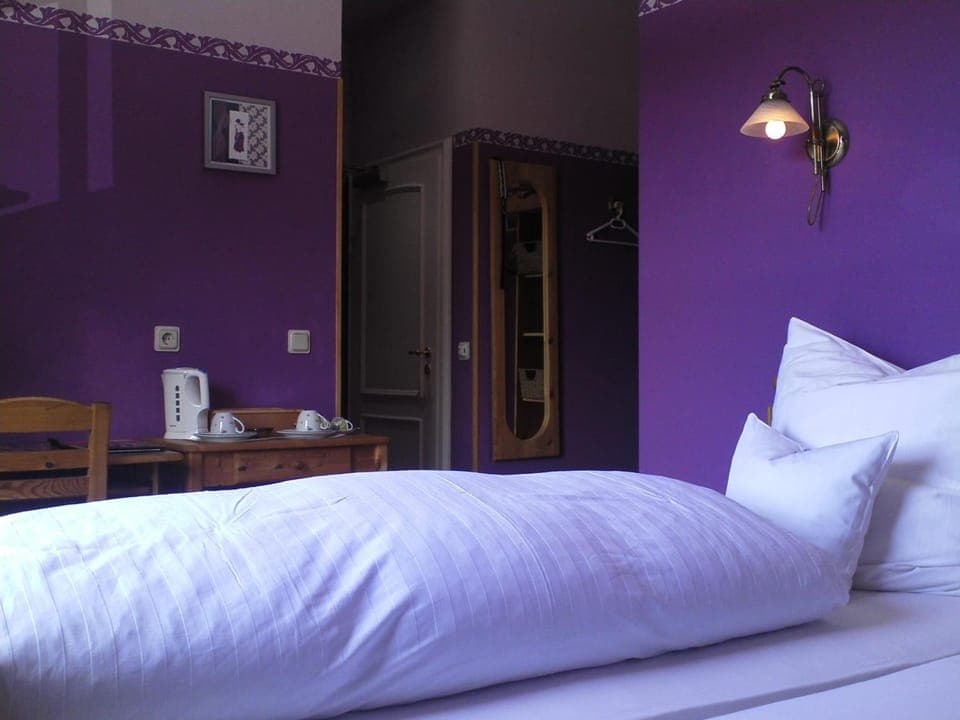 Desk, blackout drapes, soundproofing, free WiFi