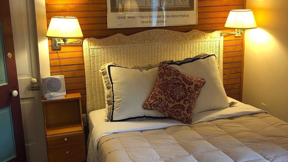 Down comforters, individually decorated, individually furnished