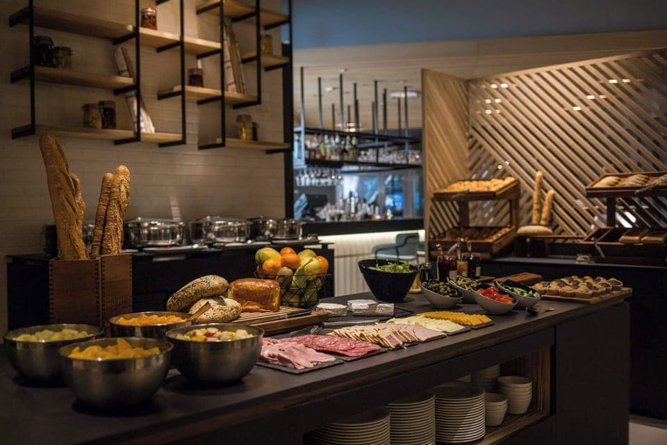 Daily buffet breakfast (EUR 21 per person)