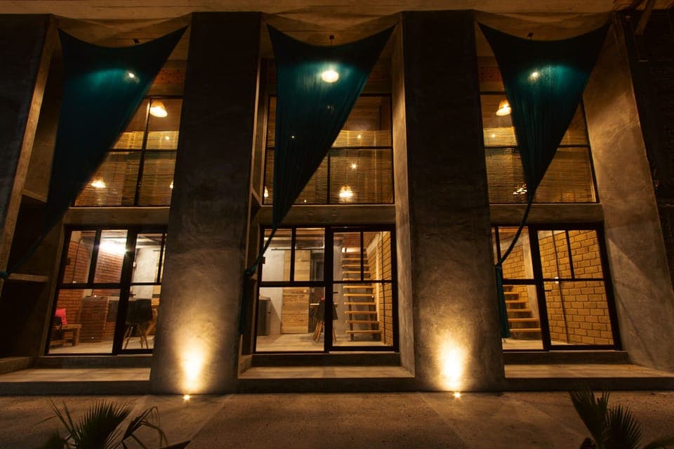 Front of property - evening/night