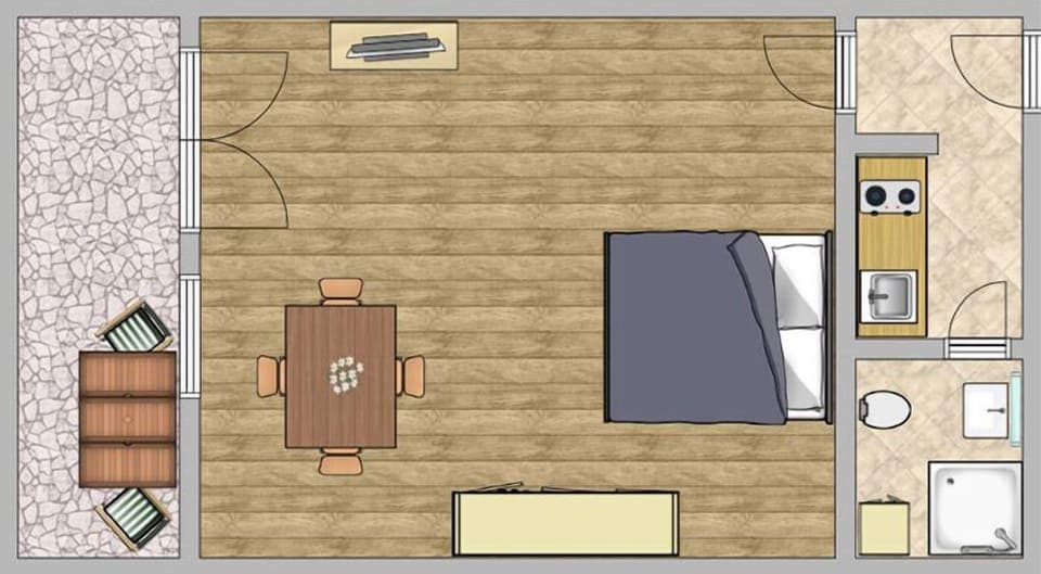 Studio (Berglust) | Floor plan
