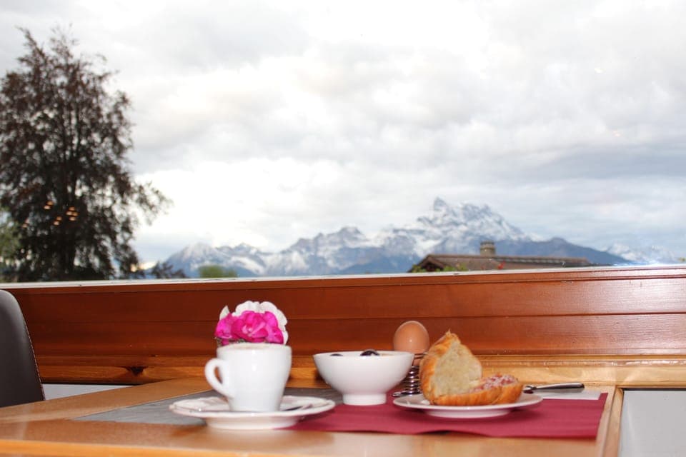 Daily continental breakfast (CHF 18 per person)
