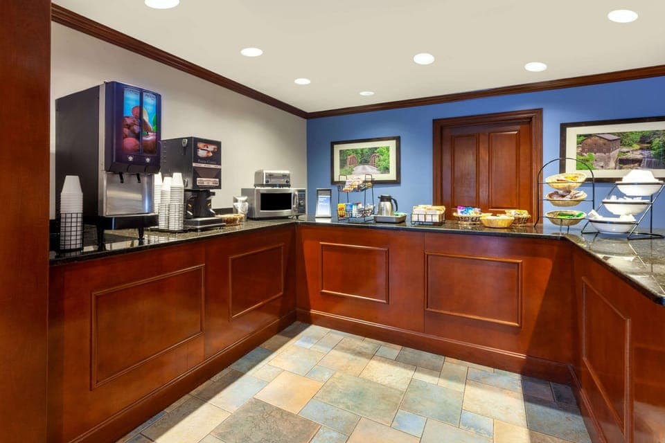 Free daily on-the-go breakfast