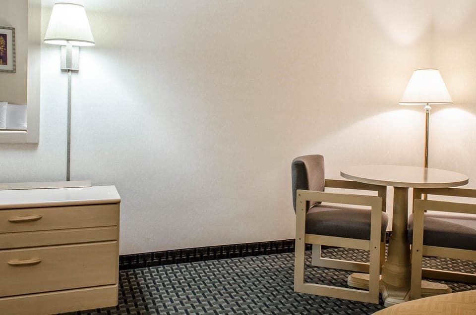 Standard Room, 2 Queen Beds, Non Smoking | Desk, blackout drapes, iron/ironing board, free WiFi