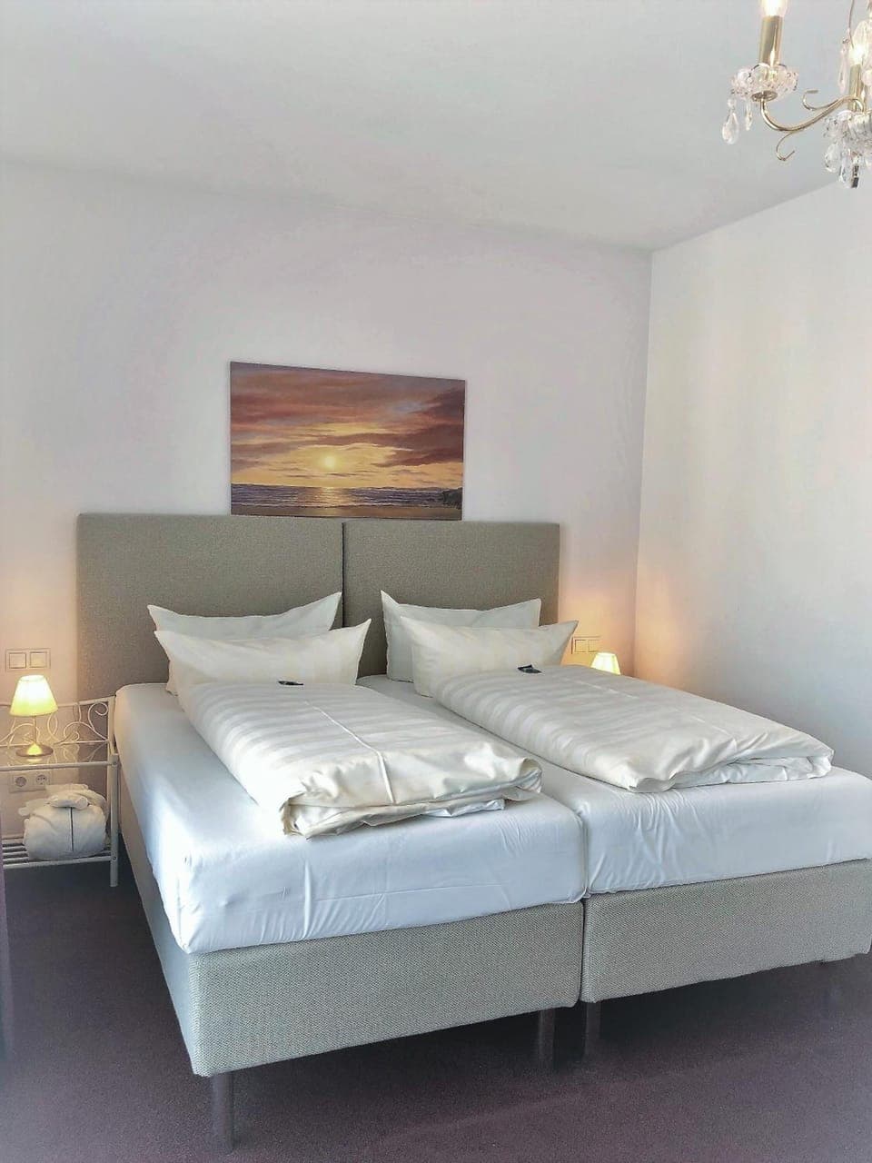 Free minibar, in-room safe, desk, blackout drapes