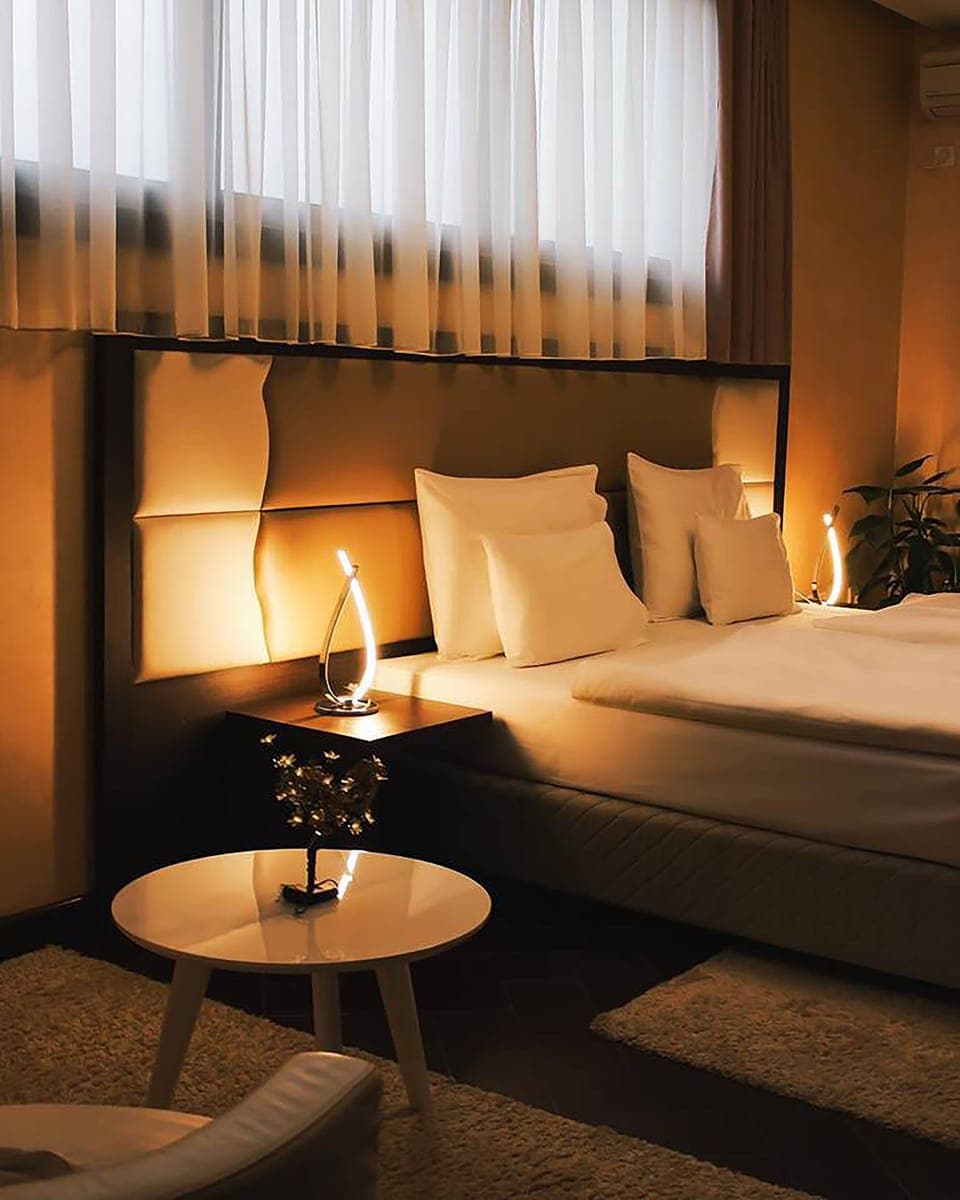 Minibar, in-room safe, desk, blackout drapes