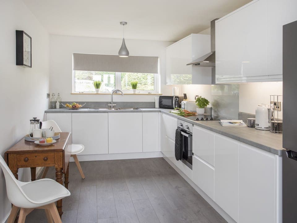 Cottage | Private kitchen | Highchair, cookware/dishes/utensils