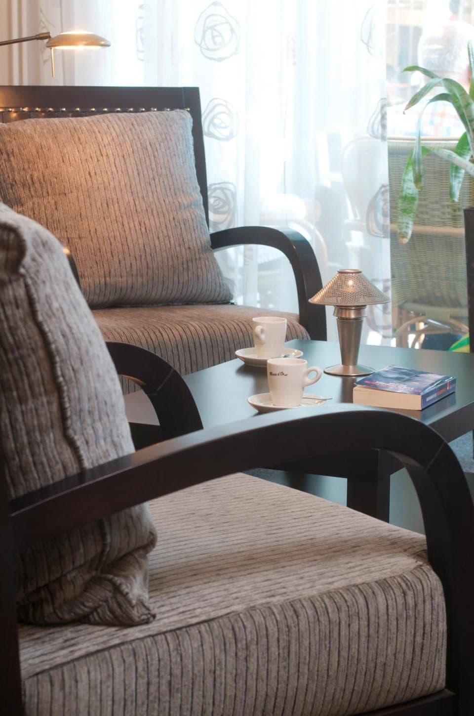 24-inch flat-screen TV with cable channels, TV