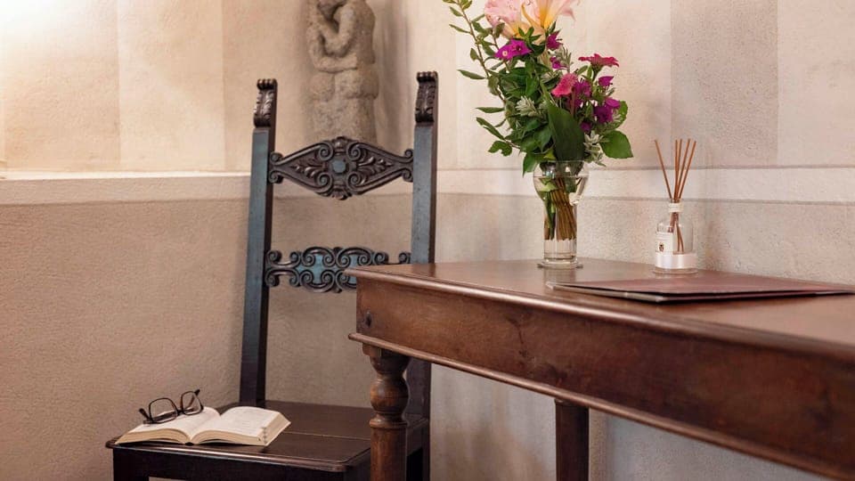 Comfort Triple Room, 1 Bedroom, Patio, Valley View | Living area | Flat-screen TV