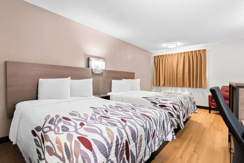 Deluxe Room, 2 Double Beds (Second Floor, Smoke Free) | Desk, blackout drapes, free cribs/infant beds, free WiFi