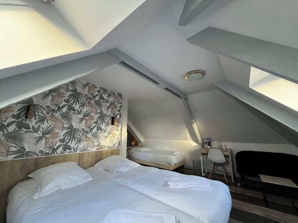 Standard Triple Room | Premium bedding, Select Comfort beds, desk, iron/ironing board