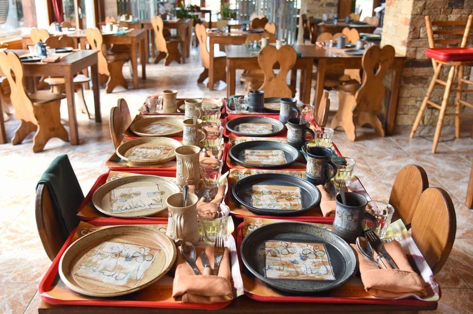 Daily buffet breakfast (EUR 13 per person)