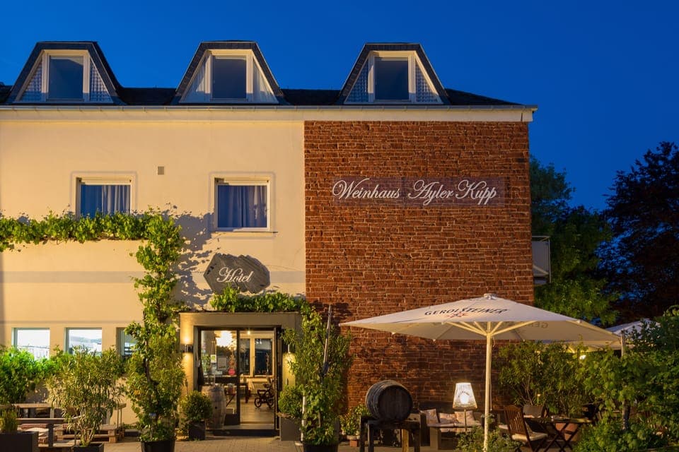 Front of property - evening/night