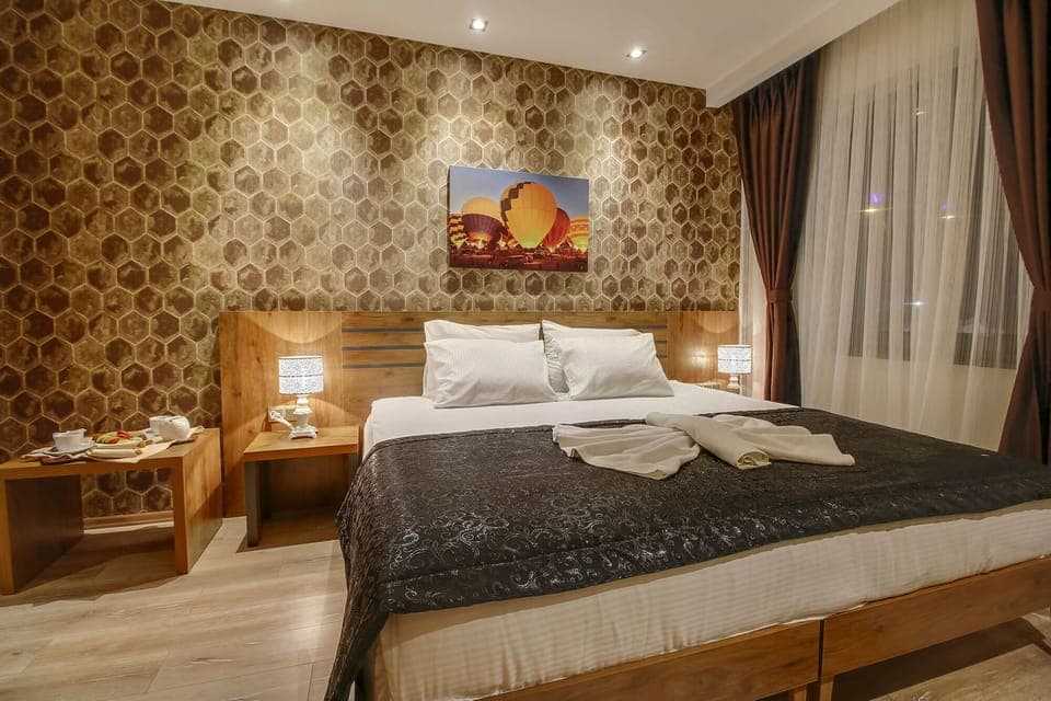 Premium bedding, memory foam beds, minibar, in-room safe