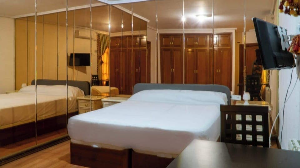 Luxury Double Room, Hot Tub | Premium bedding, laptop workspace, blackout drapes, iron/ironing board