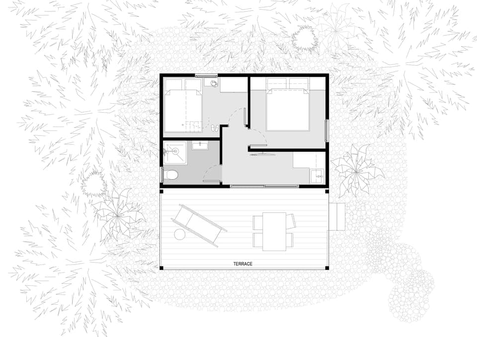 Superior mobile home | Terrace/patio