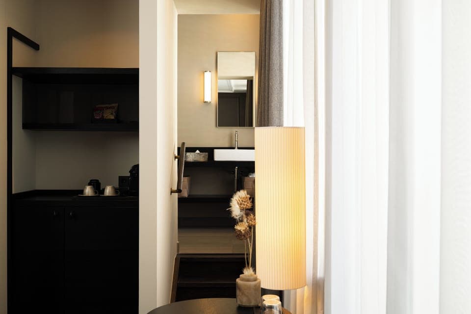 Free toiletries, hair dryer, bathrobes, slippers