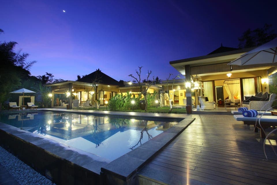 Luxury Villa, 2 Bedrooms, Private Pool, Poolside | Balcony view