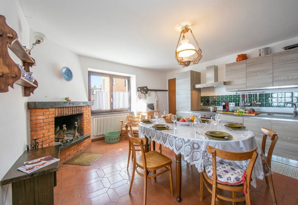 Family Apartment, Multiple Bedrooms, 2 Bathrooms (Chalet Cademario) | Private kitchen | Oven, stovetop, dishwasher, toaster