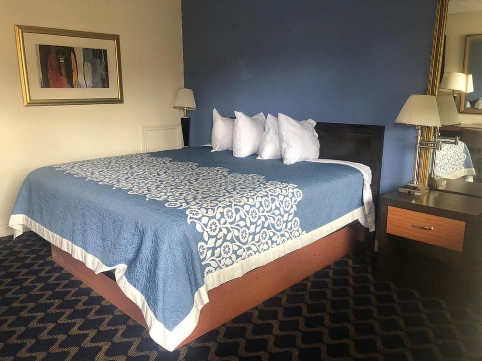Room, 2 Queen Beds, Non Smoking | Premium bedding, blackout drapes, iron/ironing board, free WiFi