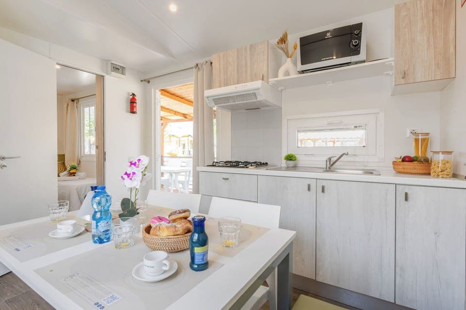 Comfort Mobile Home (Pet Friendly) | Living area | Flat-screen TV, table tennis