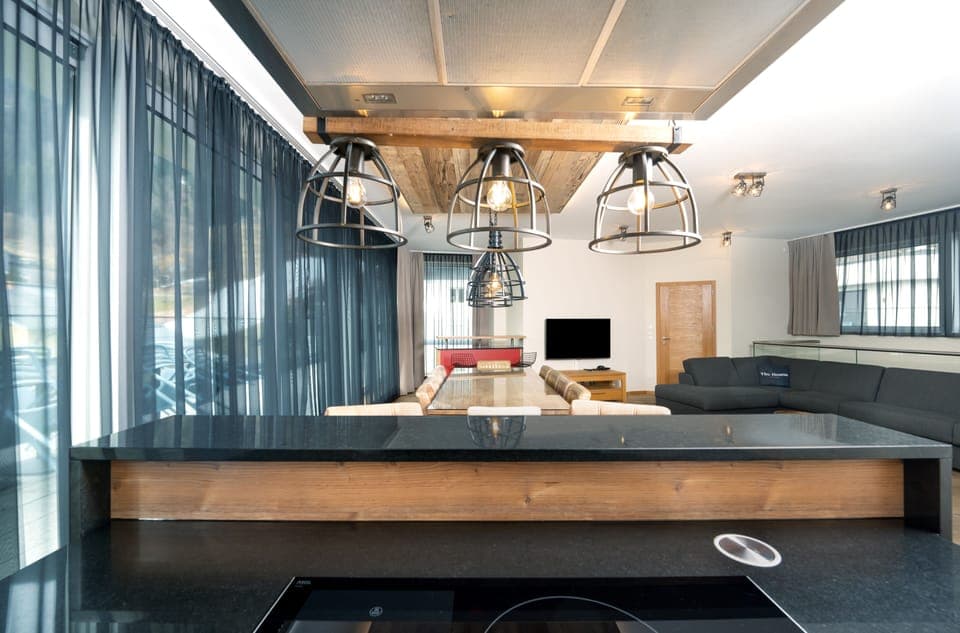 Deluxe Penthouse, 3 Bedrooms | Living area | 1-inch flat-screen TV with cable channels, TV