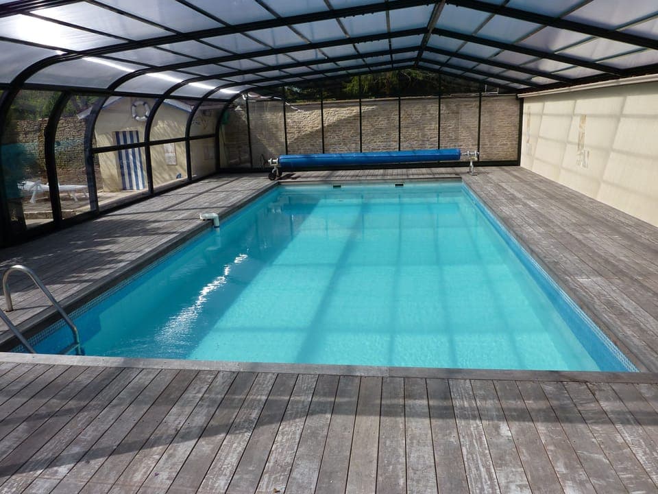 Indoor pool, seasonal outdoor pool