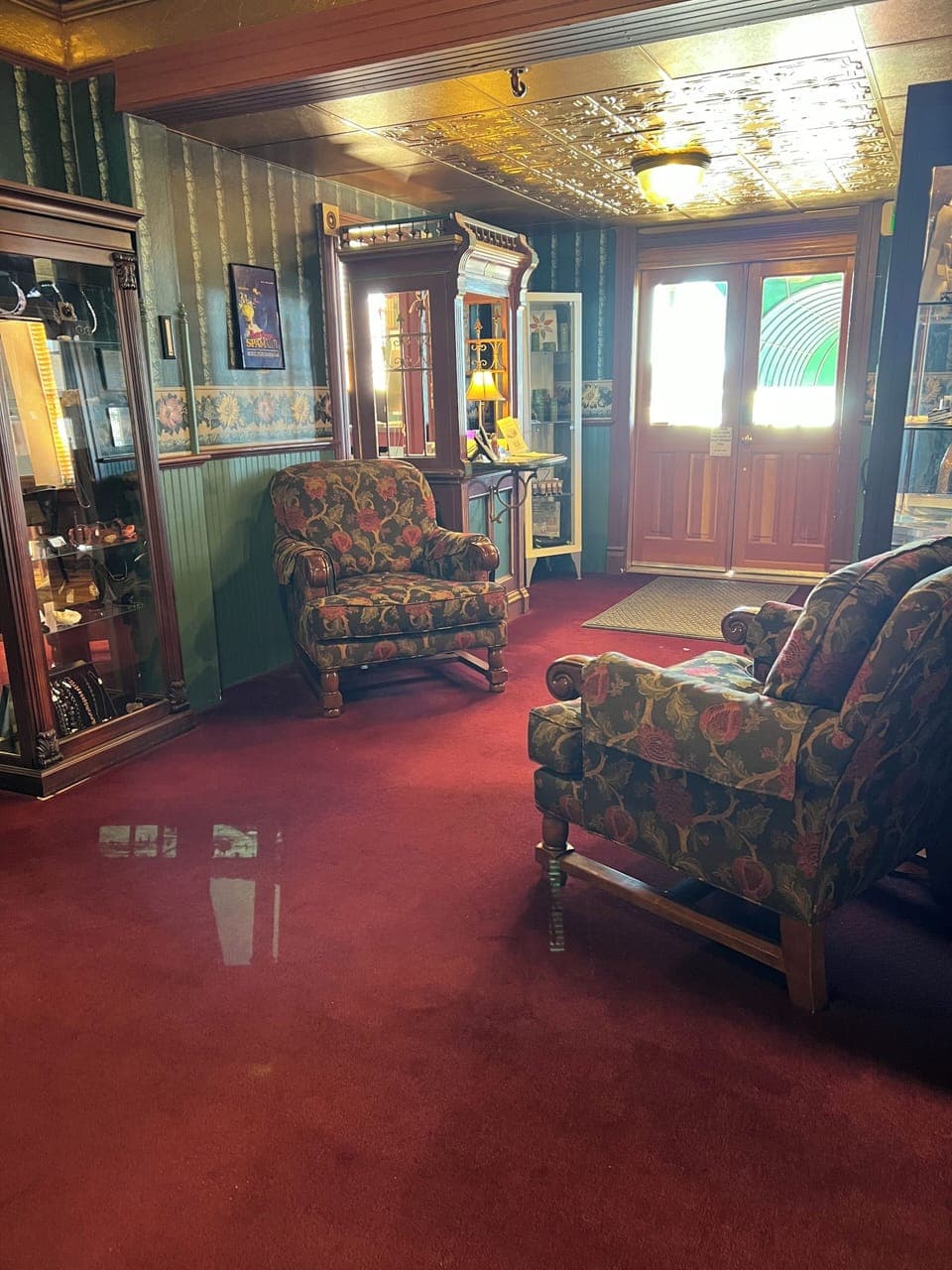 Lobby sitting area