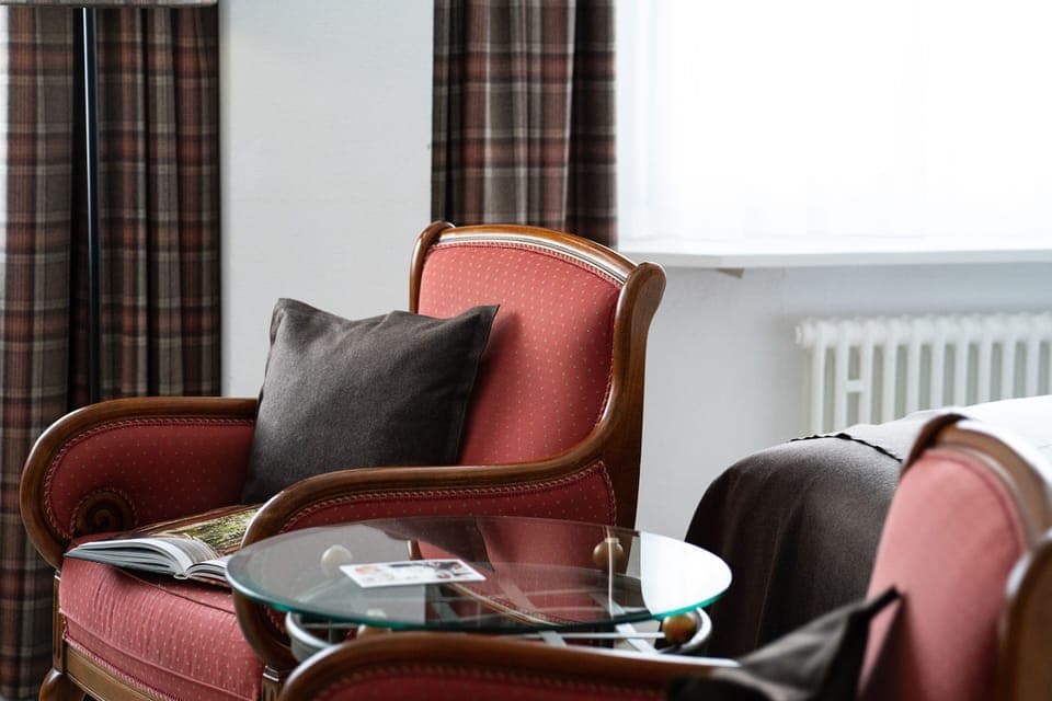 Hypo-allergenic bedding, free minibar, in-room safe, desk