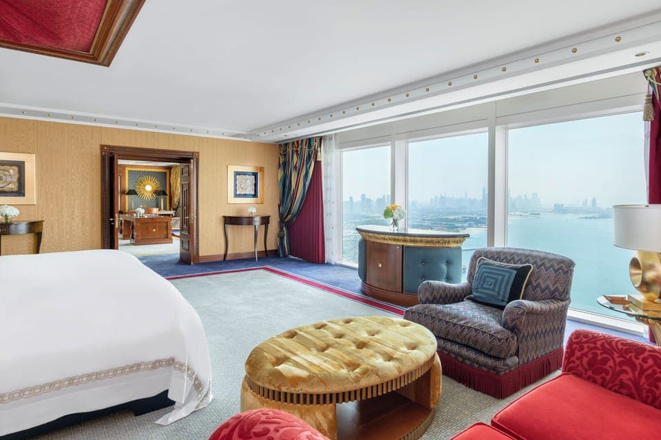 Burj Three Bedroom Family Suite - Sea View with Butler Service (Duplex Suite - 2198 ft²) | View from room